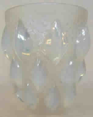 R. Lalique Rampillon Vase