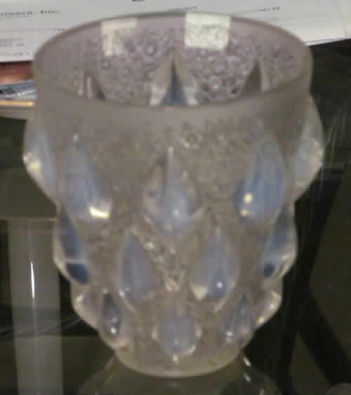 R. Lalique Rampillon Vase