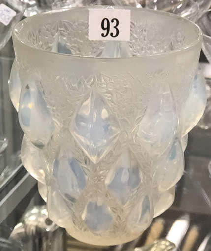 R. Lalique Rampillon Vase