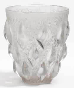 R. Lalique Rampillon Vase