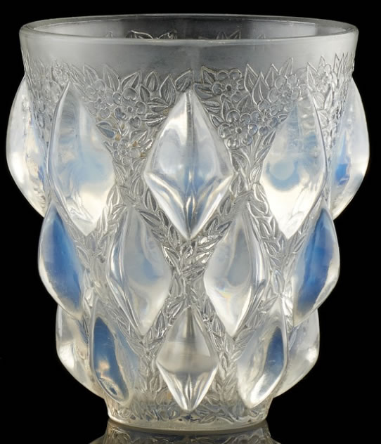 R. Lalique Rampillon Vase