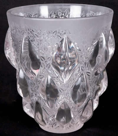 R. Lalique Rampillon Vase