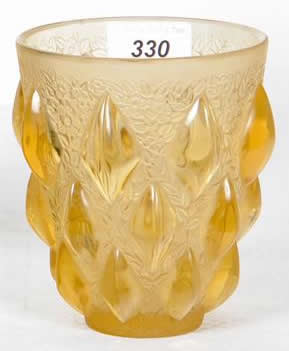 R. Lalique Rampillon Vase
