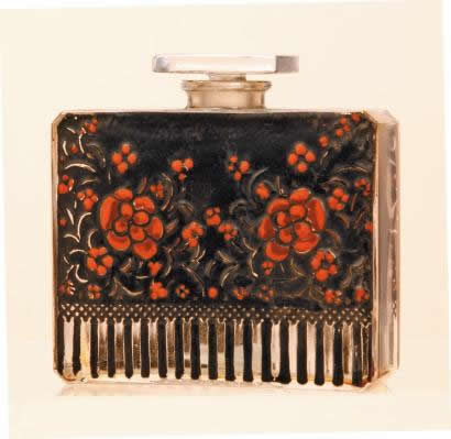 R. Lalique Raquel Meller Perfume Bottle
