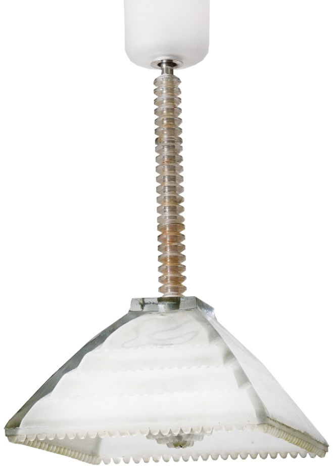 R. Lalique Ravenne-2 Plafonnier