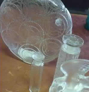 R. Lalique Relief Perfume Bottle
