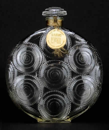 R. Lalique Relief Perfume Bottle
