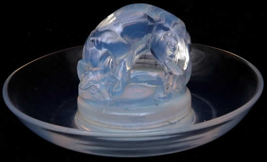 R. Lalique Renard Ash Receiver