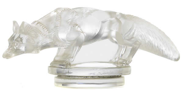 R. Lalique Renard Car Mascot