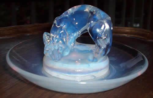 R. Lalique Renard Cendrier