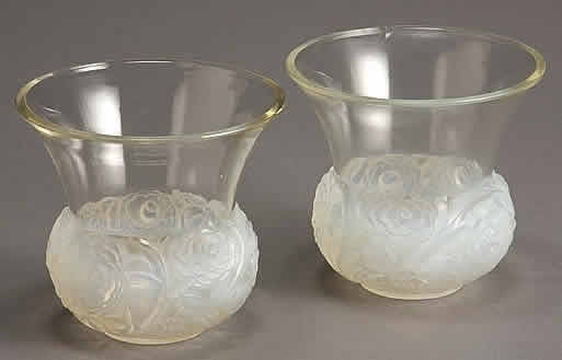 R. Lalique Renoncules Vase