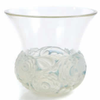 R. Lalique Renoncules Vase