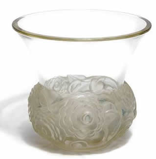 R. Lalique Renoncules Vase