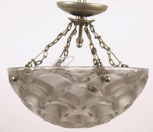 R. Lalique Rinceaux Light Fixture