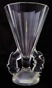 R. Lalique Roitelets Vase