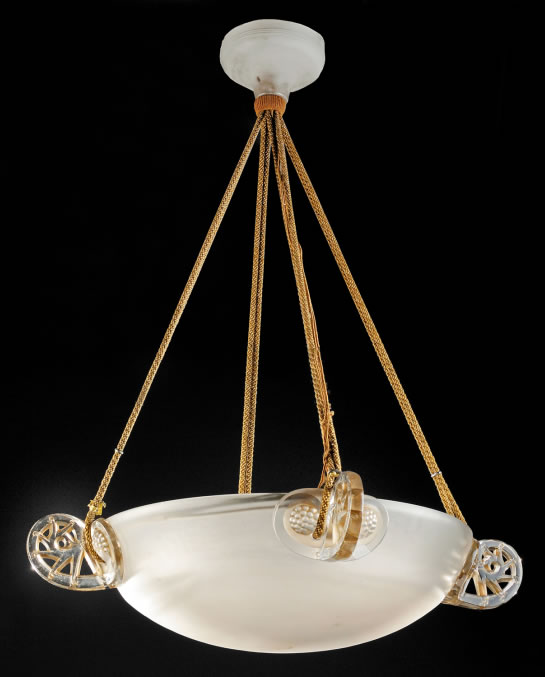 R. Lalique Ronces Chandelier