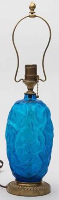 Rene Lalique Ronces Vase Lamp