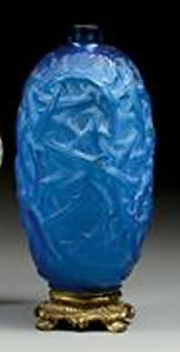 Rene Lalique Ronces Vase Lamp