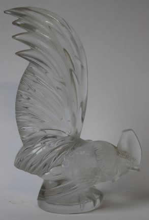 R. Lalique Rooster Car Mascot