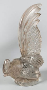 R. Lalique Rooster Car Mascot