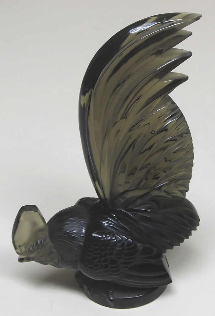 R. Lalique Rooster Car Mascot