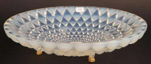 R. Lalique Rosace Footed Bowl