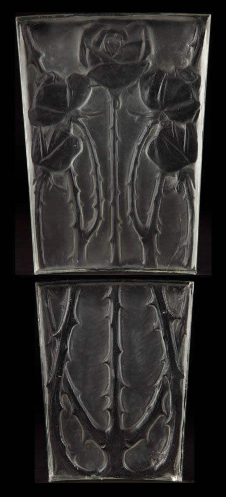 R. Lalique Roses Architectural Panel