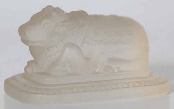 R. Lalique Rotterdam Lloyd Royal Dutch Mail Paperweight