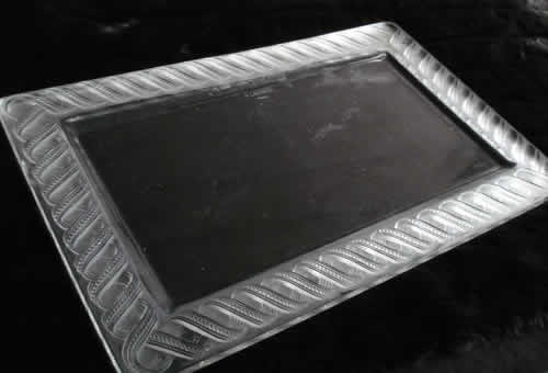R. Lalique Rubans Serving Tray