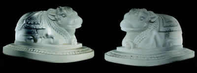 R. Lalique Sacred Cow Paperweight