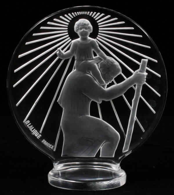 R. Lalique Saint-Christophe Hood Ornament
