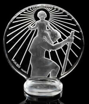 R. Lalique Saint-Christophe Mascotte De Radiateur