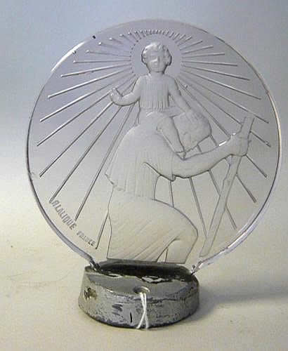 R. Lalique Saint Christophe Car Mascot