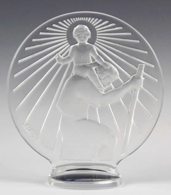 R. Lalique Saint Christopher Car Mascot