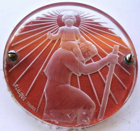 R. Lalique Saint Christopher Medallion
