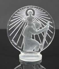R. Lalique Saint Christopher Car Mascot
