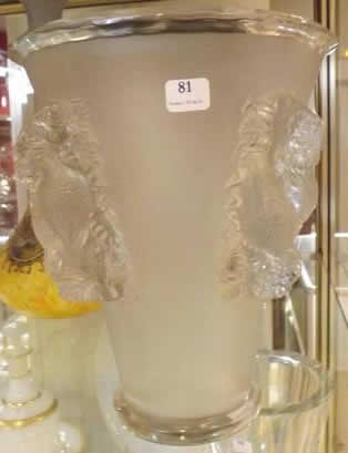 R. Lalique Saint-Emilion Vase