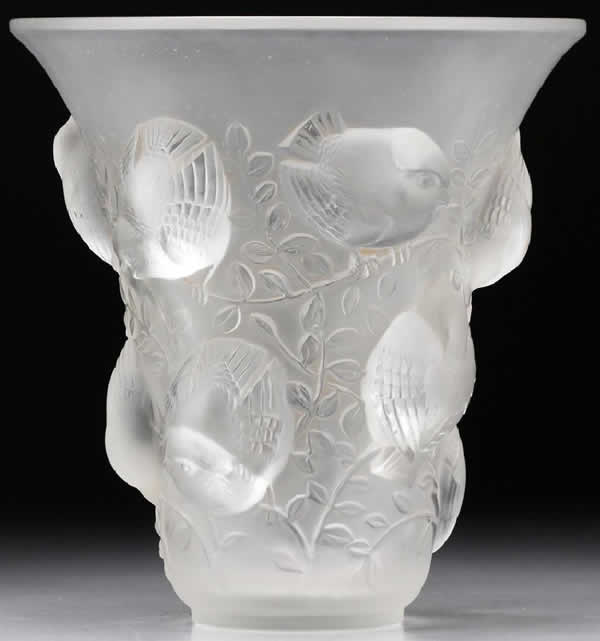 R. Lalique Saint Francois Vase
