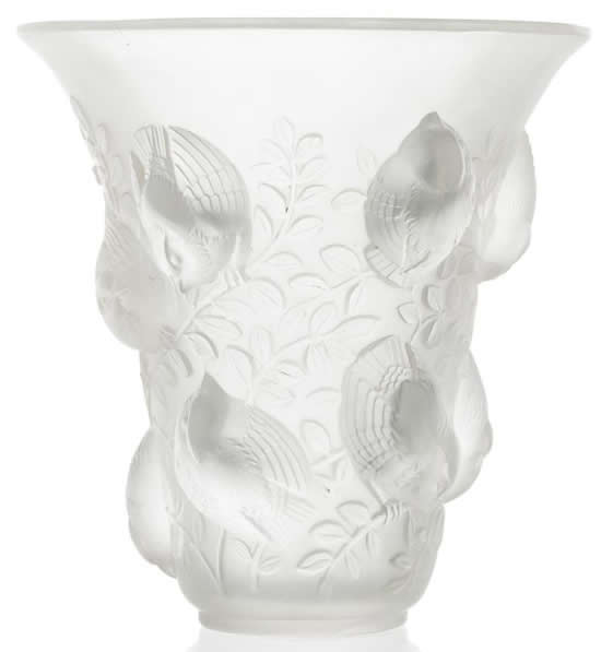 R. Lalique Saint Francois Vase