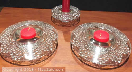 R. Lalique Saint-Gall Candleholder