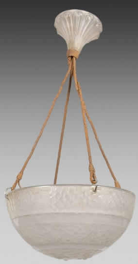 R. Lalique Saint-Vincent Light Fixture