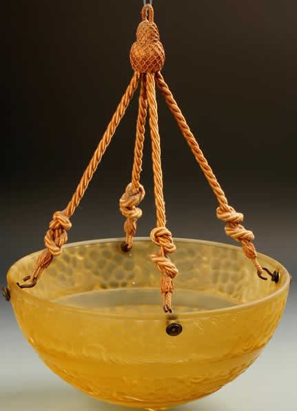 R. Lalique Saint Vincent Light Fixture