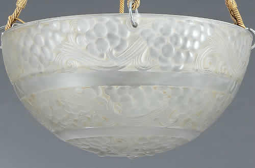 R. Lalique Saint-Vincent Light Fixture