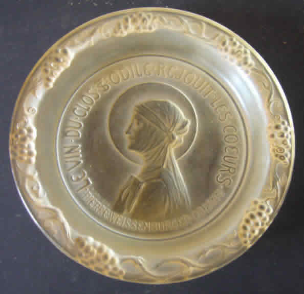 R. Lalique Sainte Odile Bottle Coaster