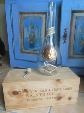 R. Lalique Sainte-Odile Wine Bottle