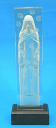 R. Lalique Sainte Therese De L'Enfant Jesus Statue
