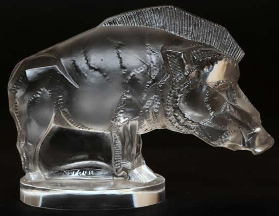 R. Lalique Sanglier Car Mascot