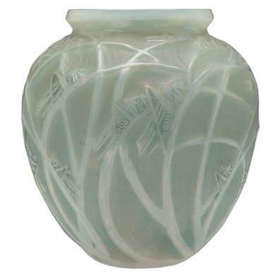 R. Lalique Sauterelles Vase