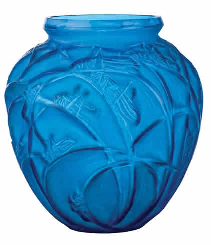 R. Lalique Sauterelles Vase