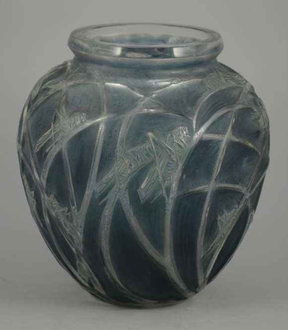 R. Lalique Sauterelles Vase
